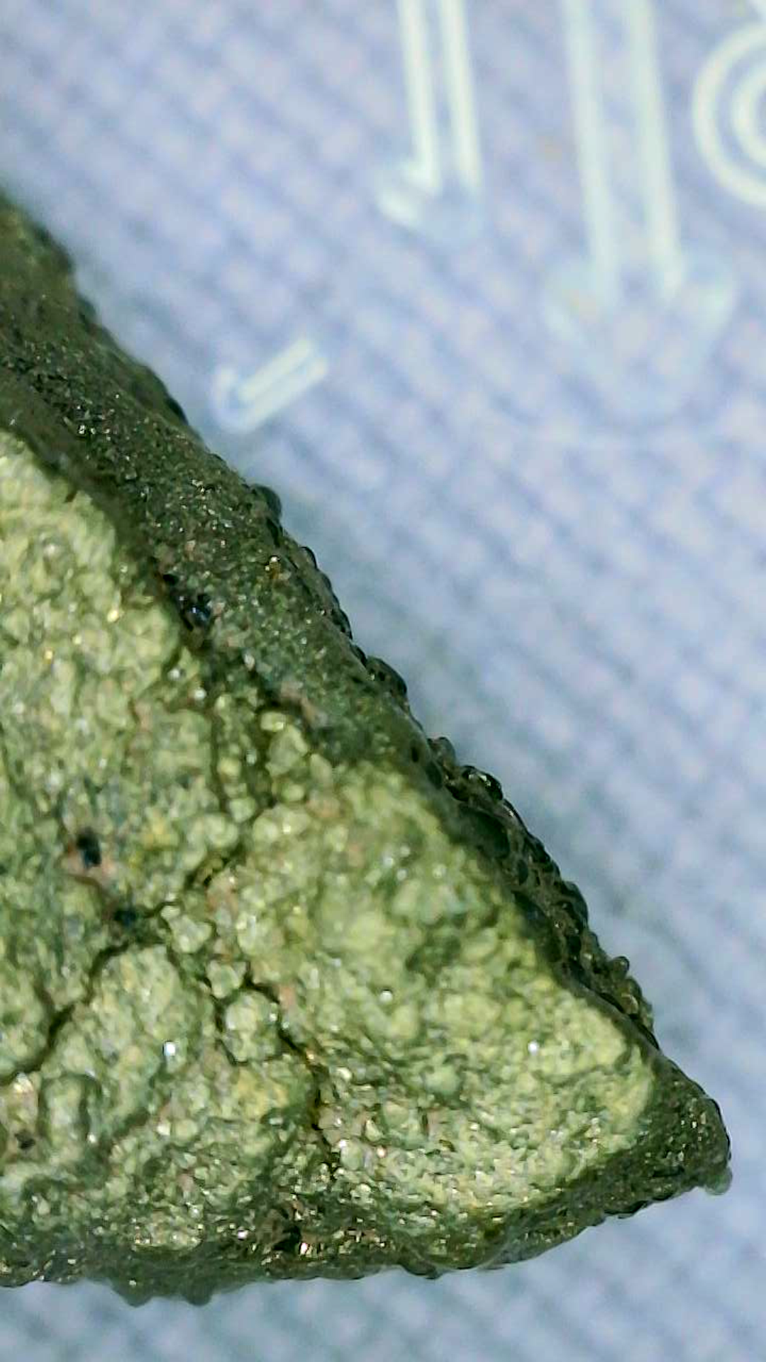Microscopic view of ore